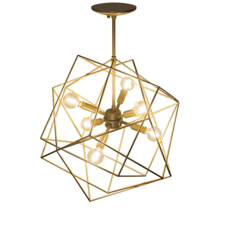 Conundrum 6-Light 19" Wide Pendant