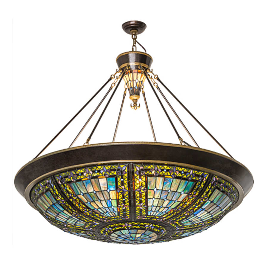 Fleur-de-lis 8-Light 45" Wide Pendant