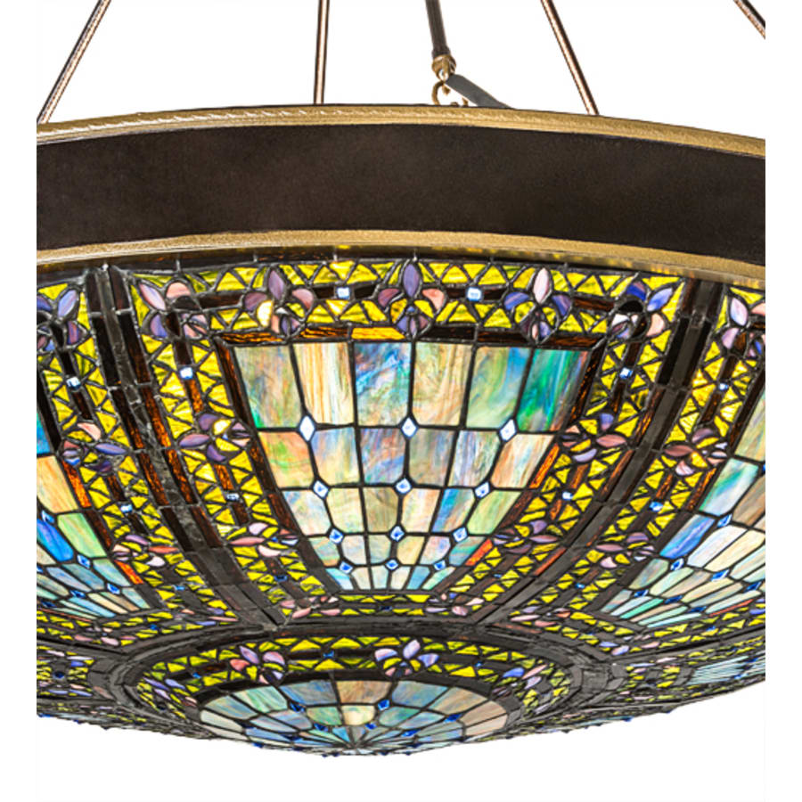 Fleur-de-lis 8-Light 45" Wide Pendant
