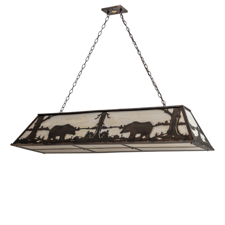 Nine-Light 61" Wide Billiard Linear Pendant