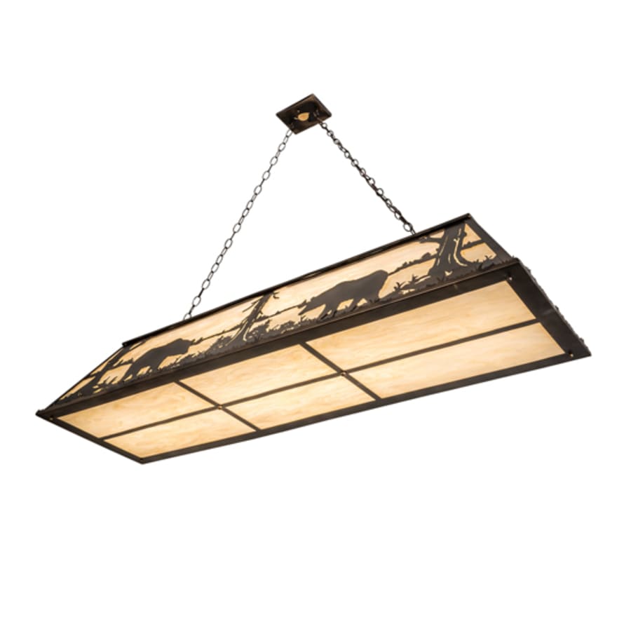 Nine-Light 61" Wide Billiard Linear Pendant