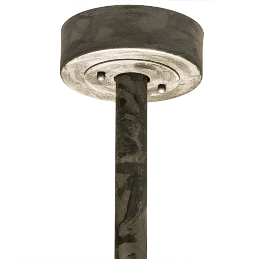 Three-Light 25" Wide Wood Pendant