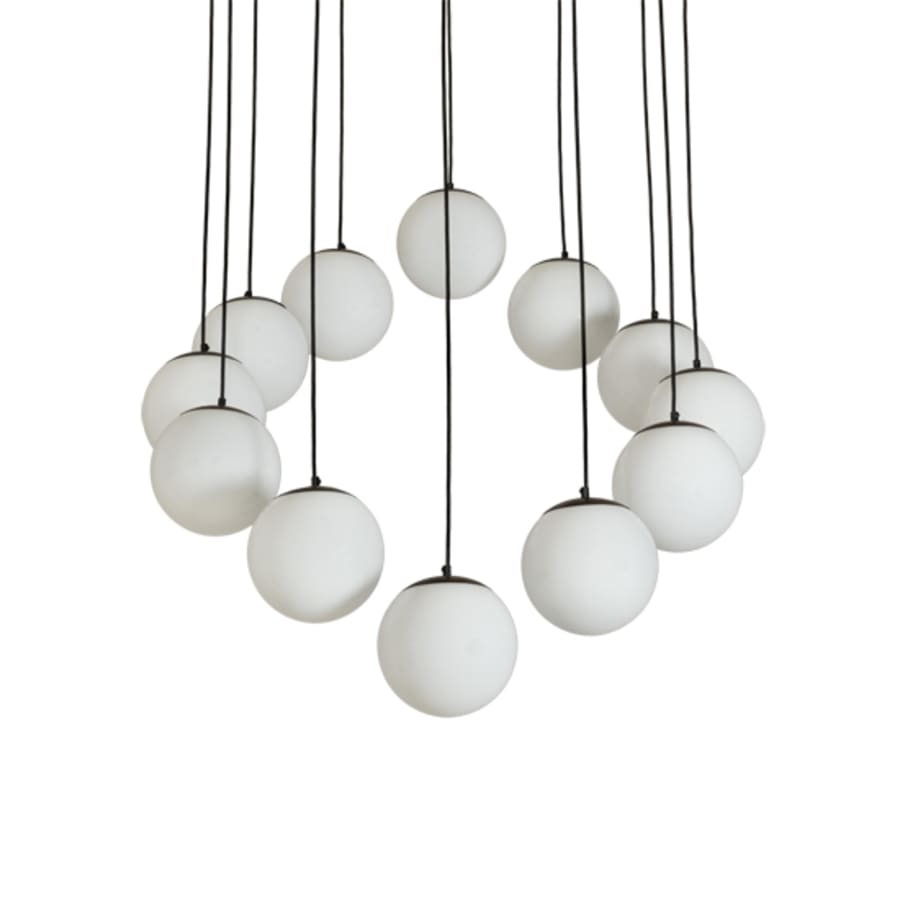 Twelve-Light 40" Wide Multi-Light Pendant