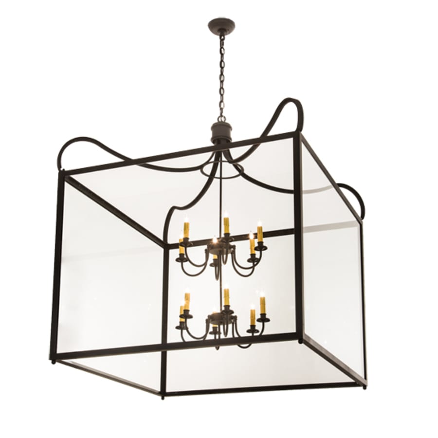 Sixteen-Light 61" Wide Taper Candle Pendant