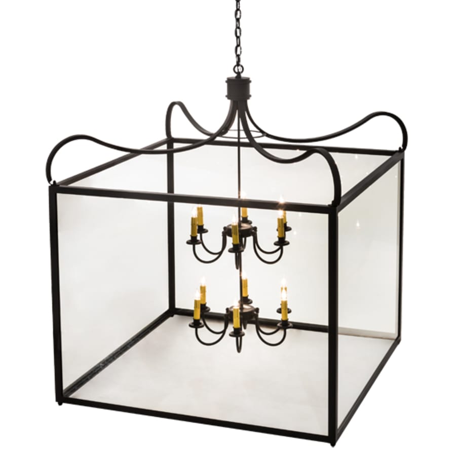 Sixteen-Light 61" Wide Taper Candle Pendant