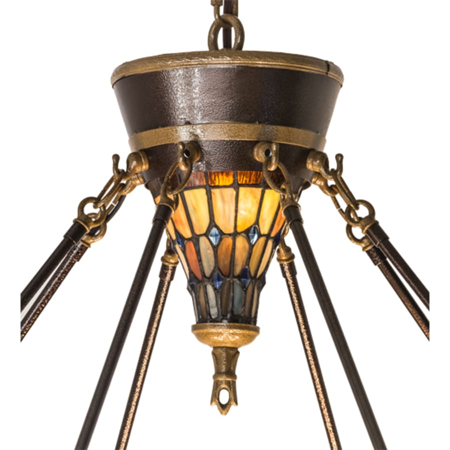 Eight-Light 45" Wide Pendant