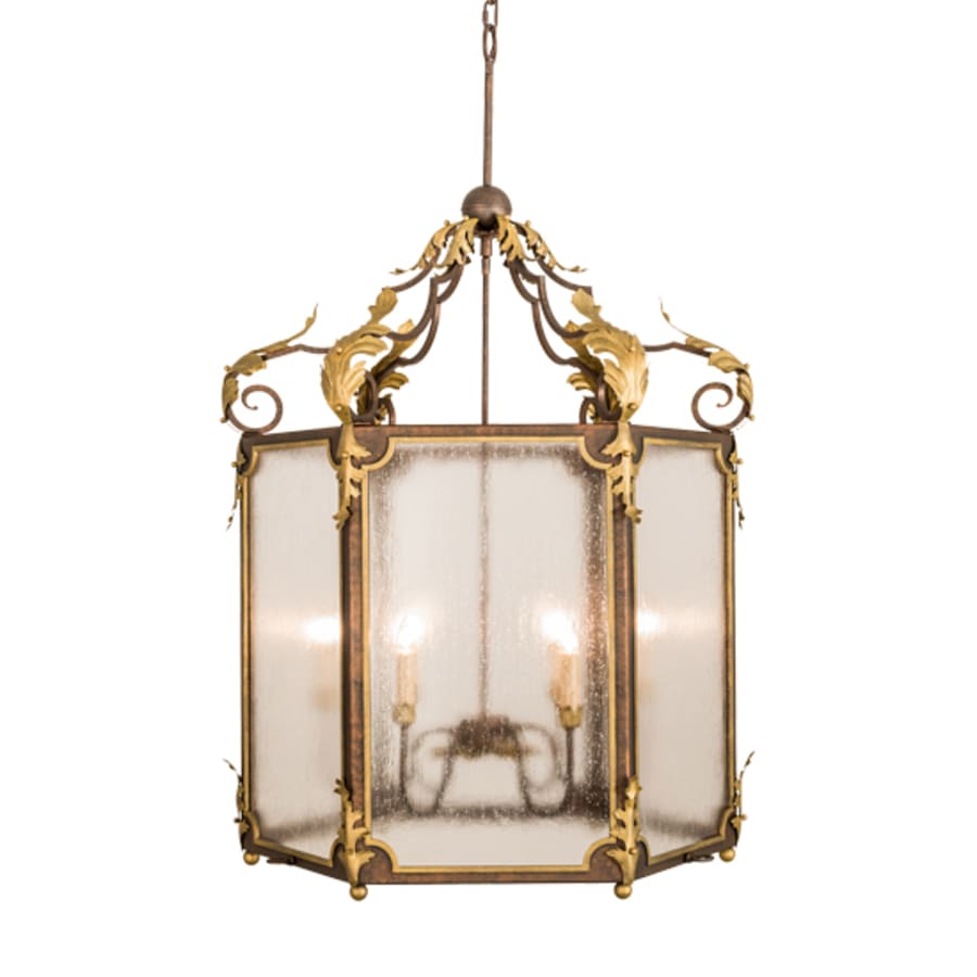 Six-Light 34" Wide Taper Candle Pendant