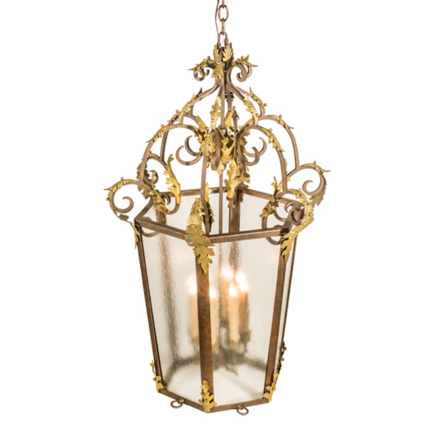 Eight-Light 25" Wide Taper Candle Pendant