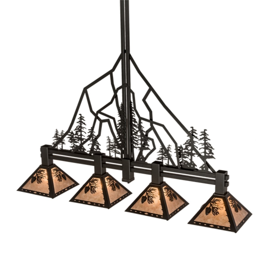 Four-Light 60" Wide Linear Pendant