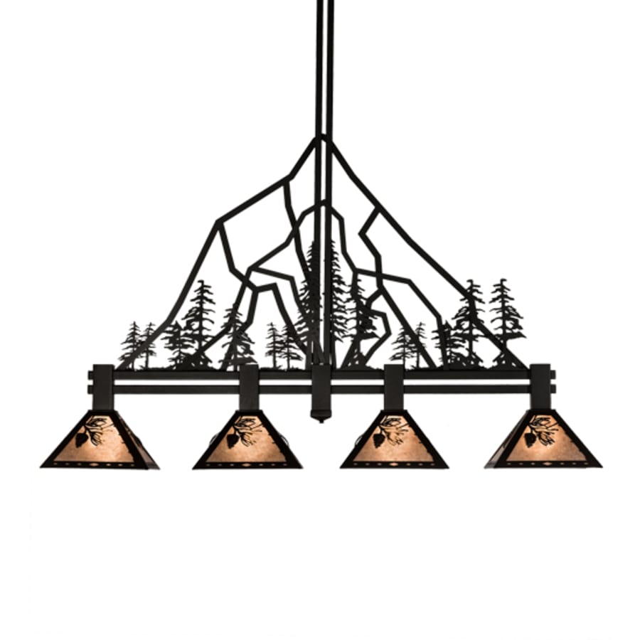 Four-Light 60" Wide Linear Pendant