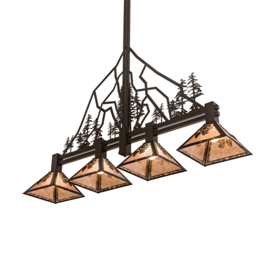 Four-Light 60" Wide Linear Pendant