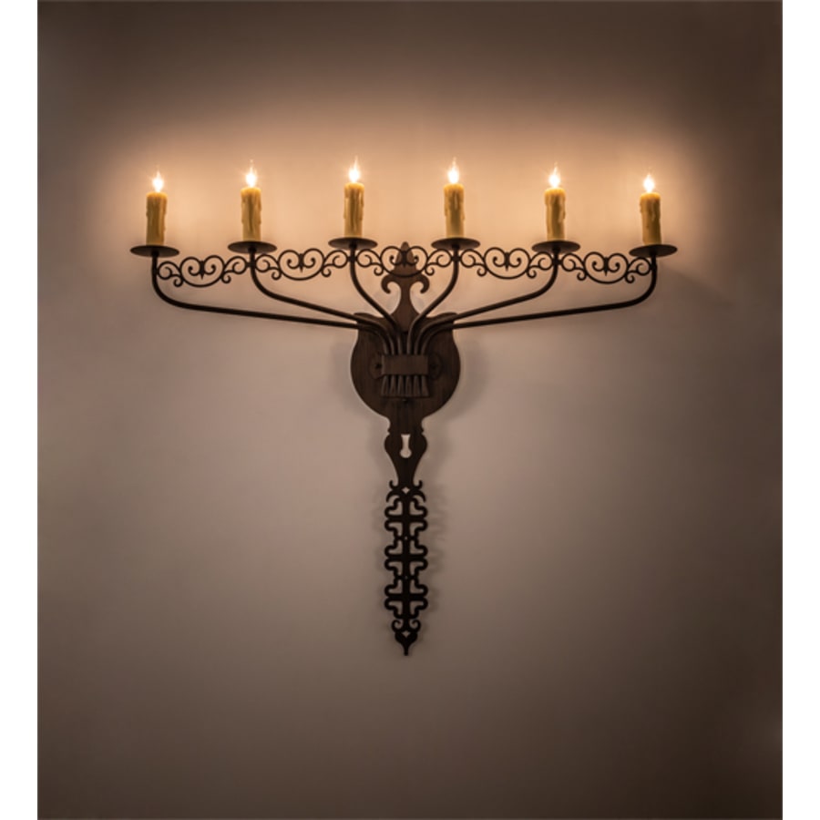 Almonte 6-Light 30" Tall Wall Sconce