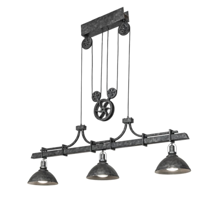 Three-Light 67" Wide Linear Pendant
