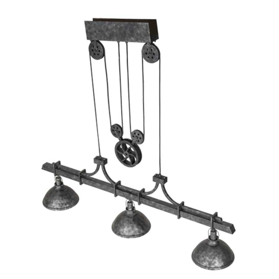 Three-Light 67" Wide Linear Pendant