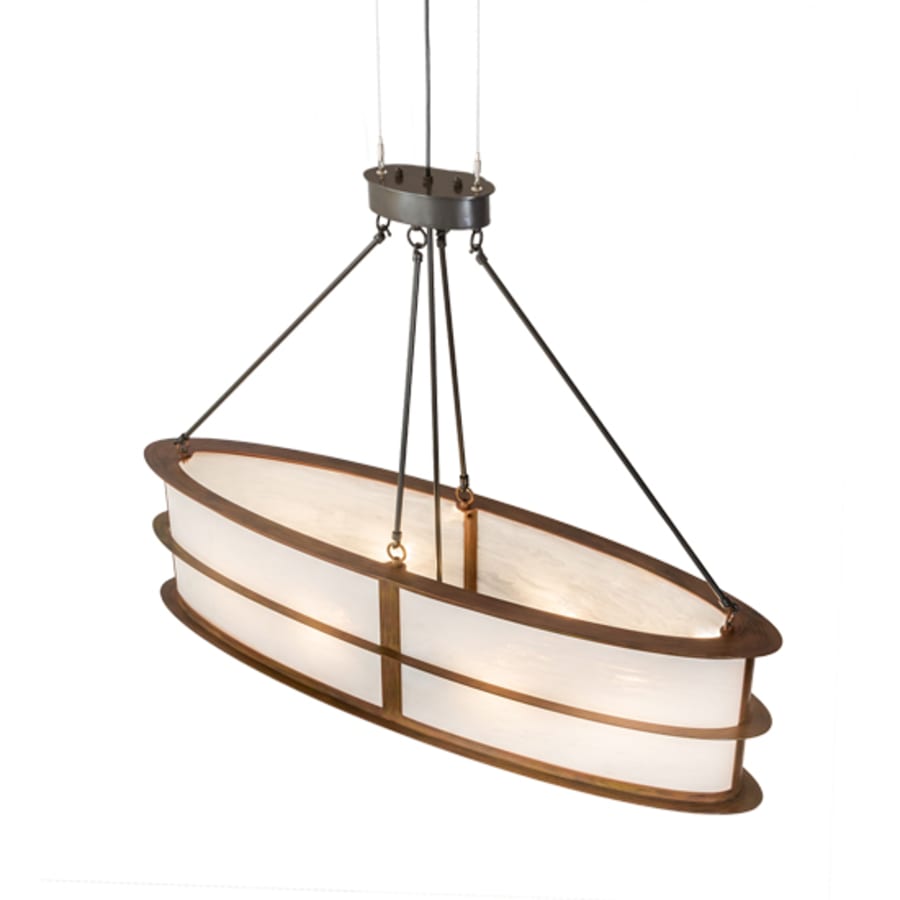 Six-Light 48" Wide Linear Pendant