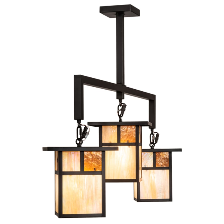 Three-Light 47" Wide Linear Pendant