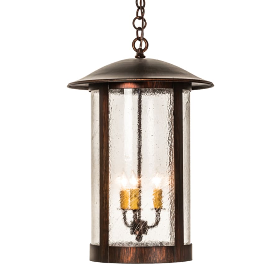 Three-Light 14" Wide Taper Candle Pendant