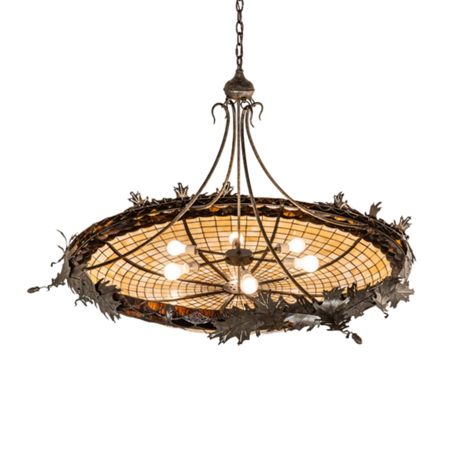 Six-Light 52" Wide Pendant