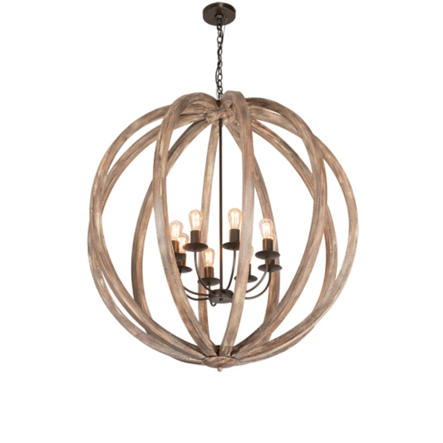 Eight-Light 46" Wide Pendant