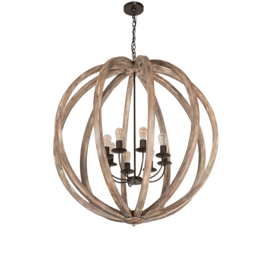 Eight-Light 46" Wide Pendant