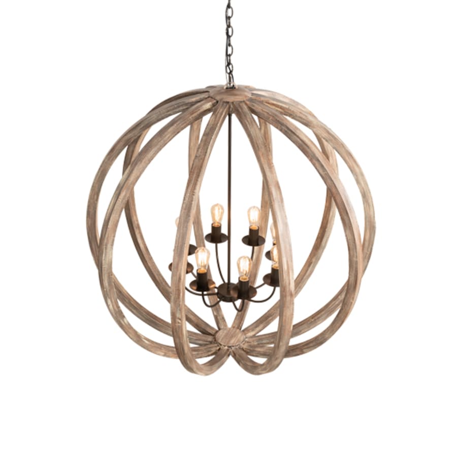 Eight-Light 46" Wide Pendant