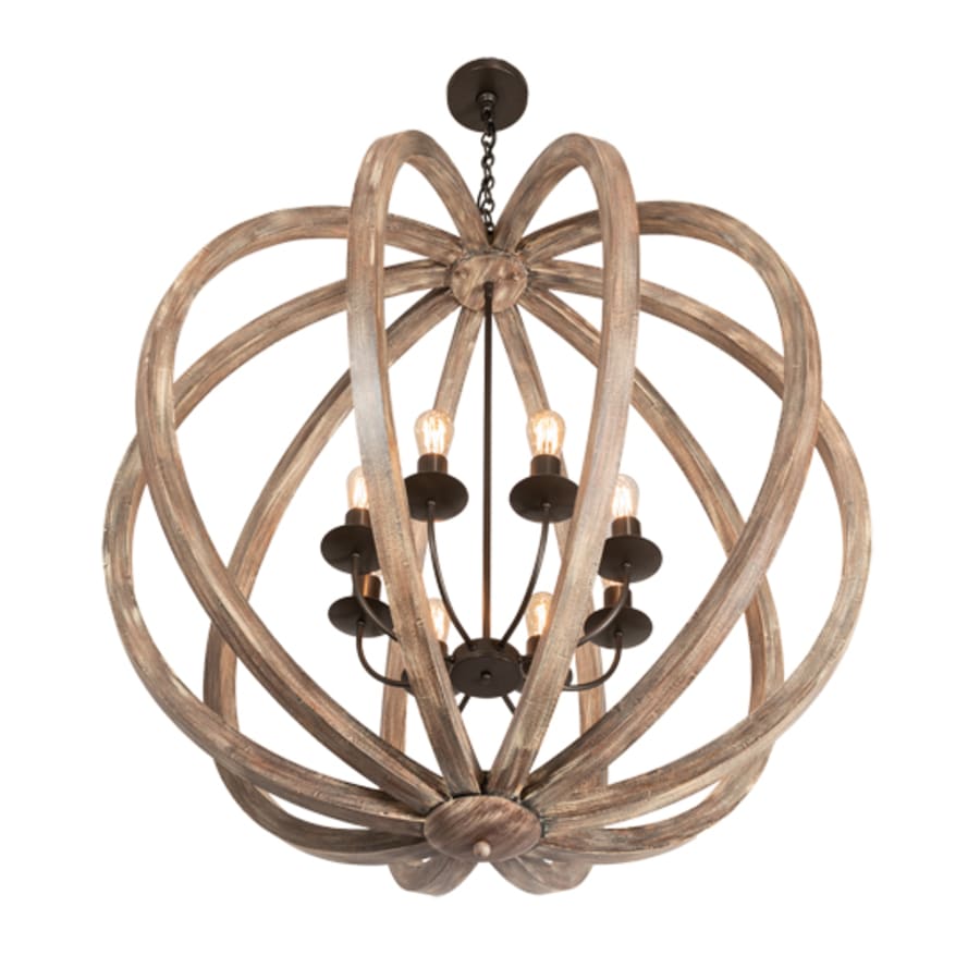 Eight-Light 46" Wide Pendant