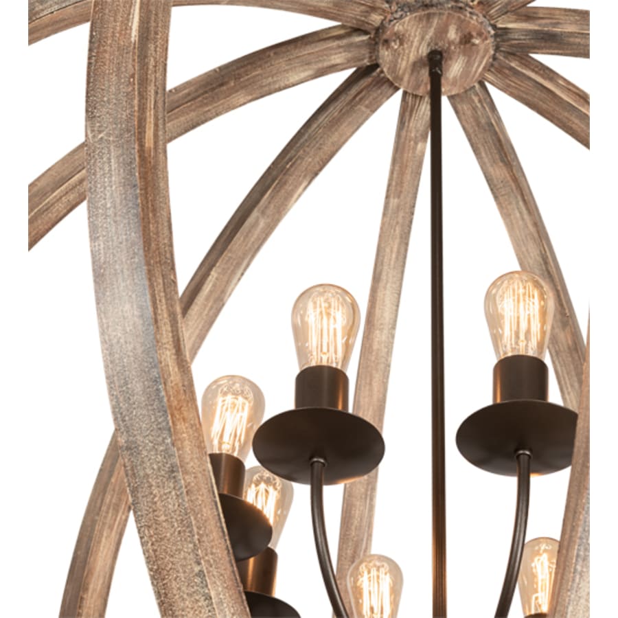 Eight-Light 46" Wide Pendant