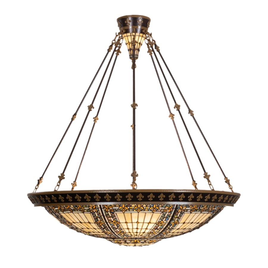 Fleur-de-lis 8-Light 45" Wide Pendant