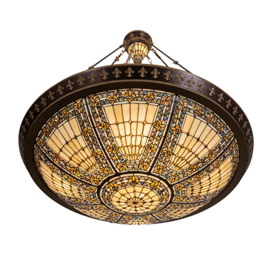 Fleur-de-lis 8-Light 45" Wide Pendant