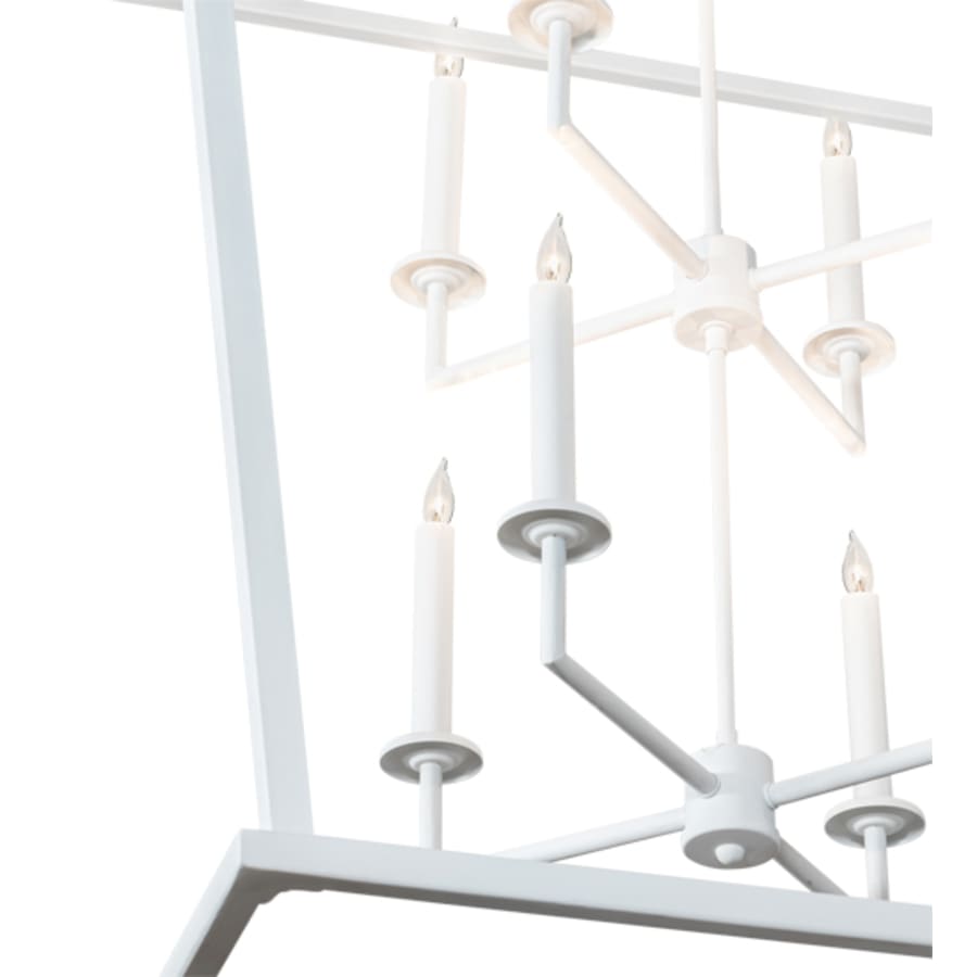 Eight-Light 59" Wide Taper Candle Pendant