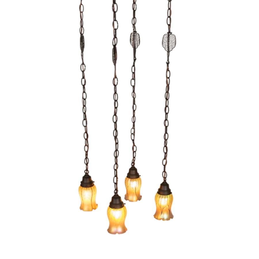 Four-Light 21" Wide Multi-Light Pendant