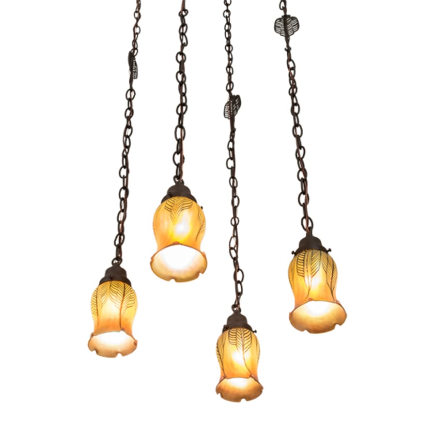 Four-Light 21" Wide Multi-Light Pendant