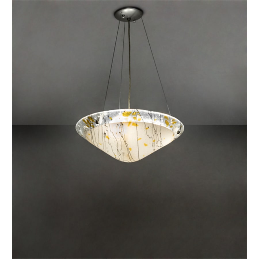 Three-Light 18" Wide Pendant