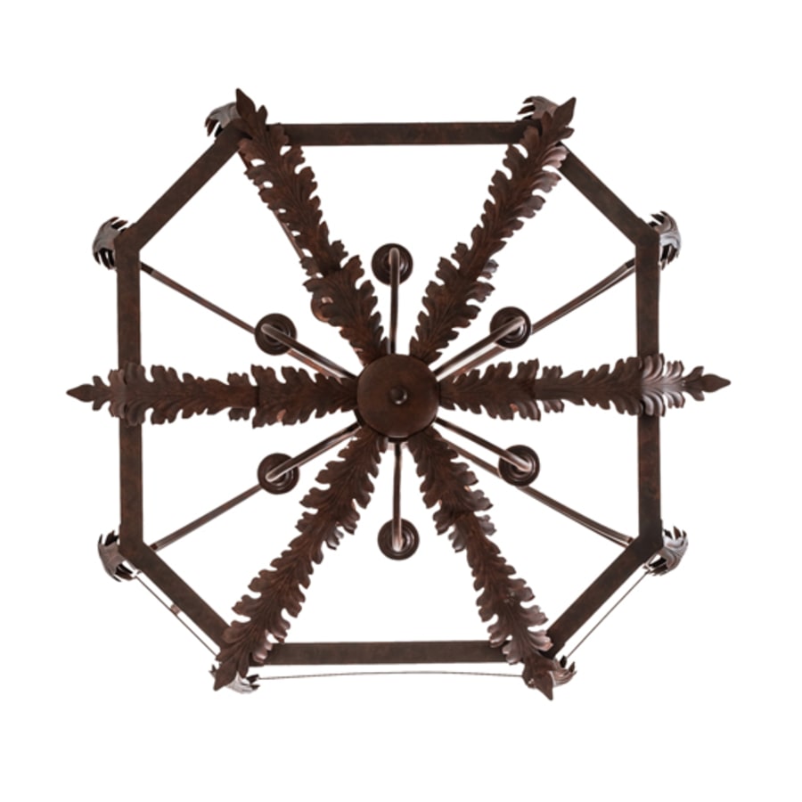Twelve-Light 43" Wide Taper Candle Pendant detail view 8