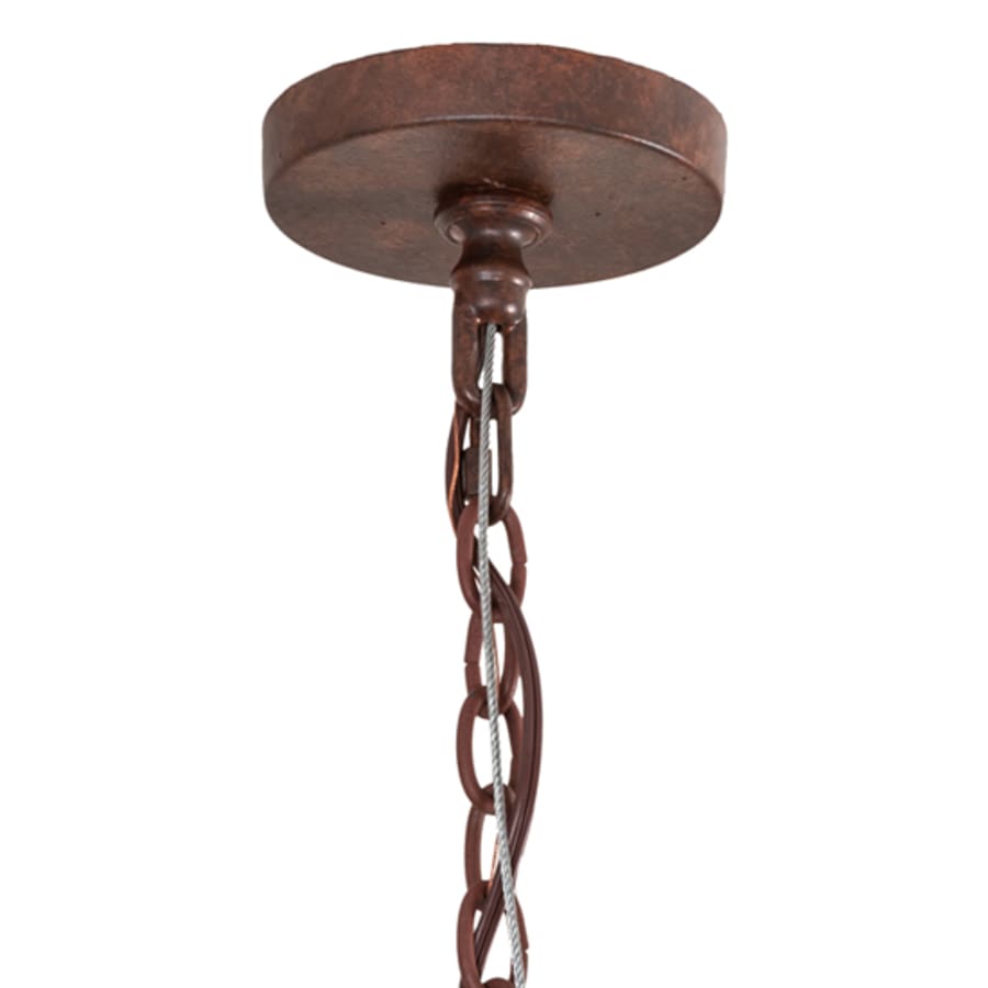 Twelve-Light 43" Wide Taper Candle Pendant detail view 13