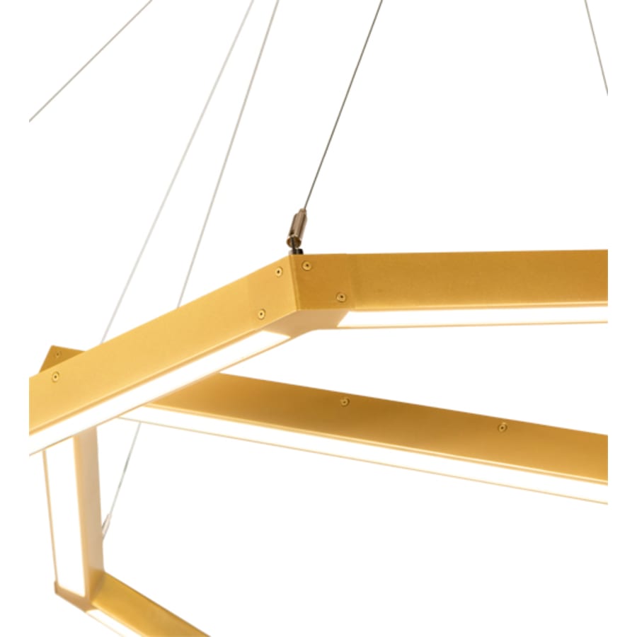 Two-Light 70" Wide Suspension Multi-Light Pendant