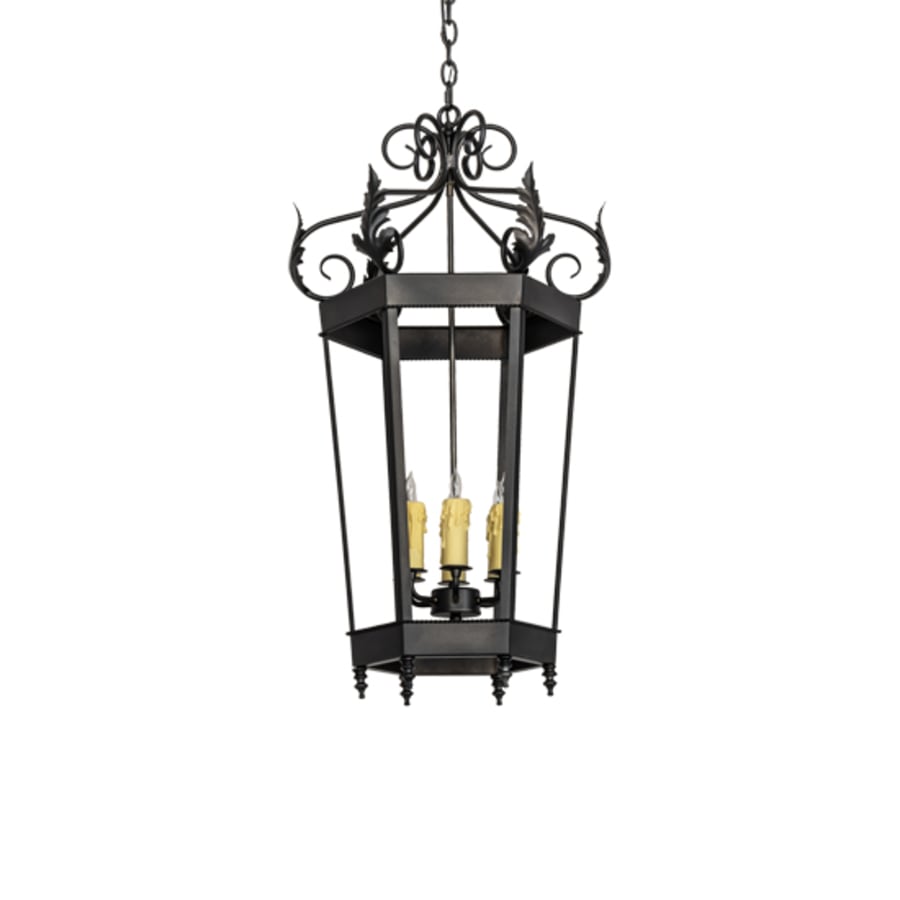Six-Light 20" Wide Taper Candle Pendant