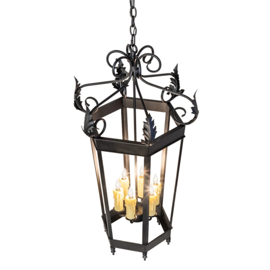 Six-Light 20" Wide Taper Candle Pendant