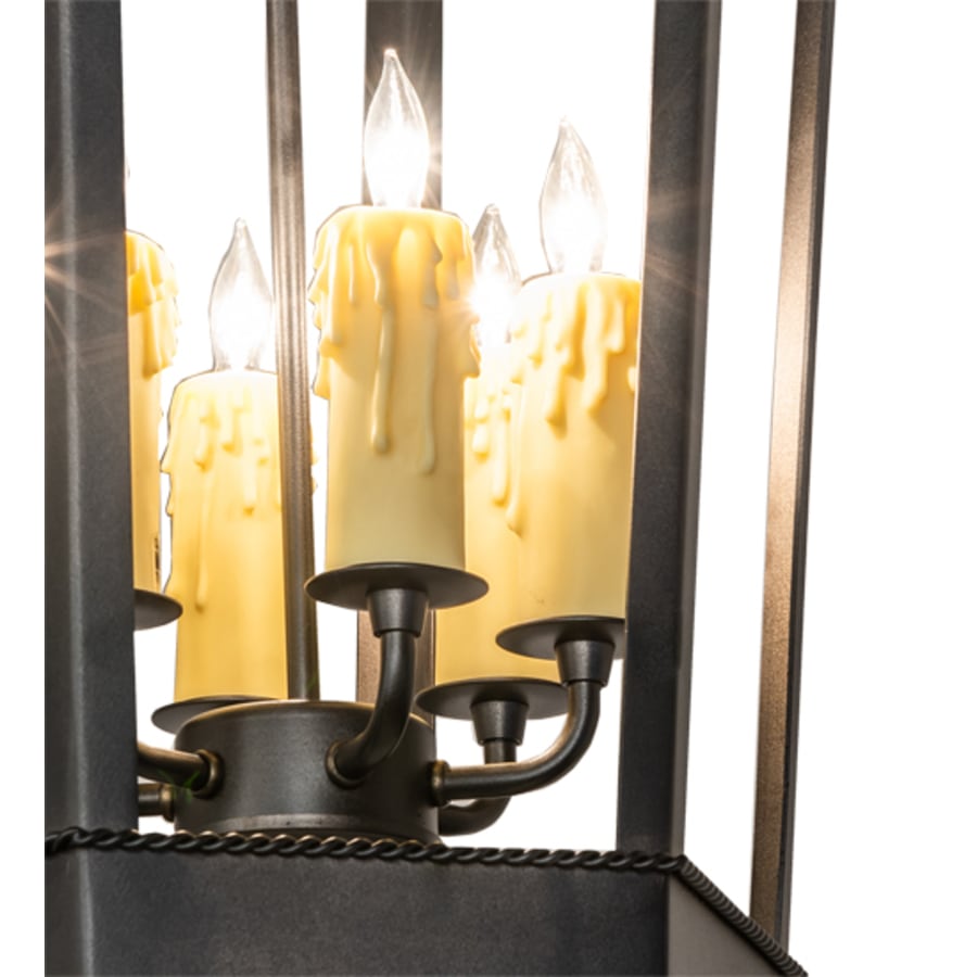 Six-Light 20" Wide Taper Candle Pendant