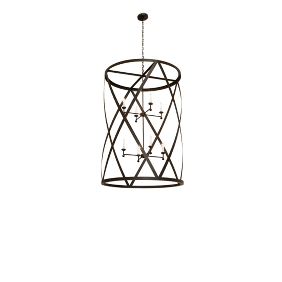 Eight-Light 42" Wide Taper Candle Pendant