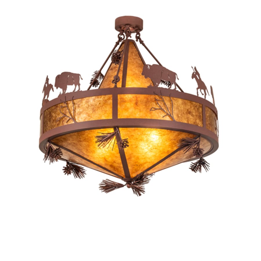 Five-Light 36" Wide Pendant