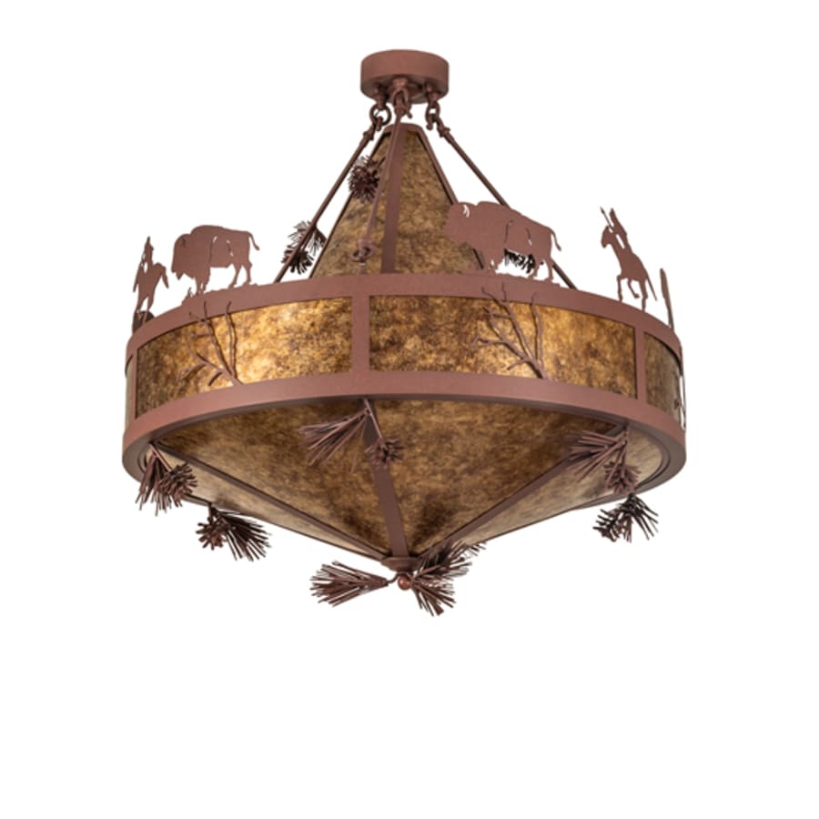Five-Light 36" Wide Pendant