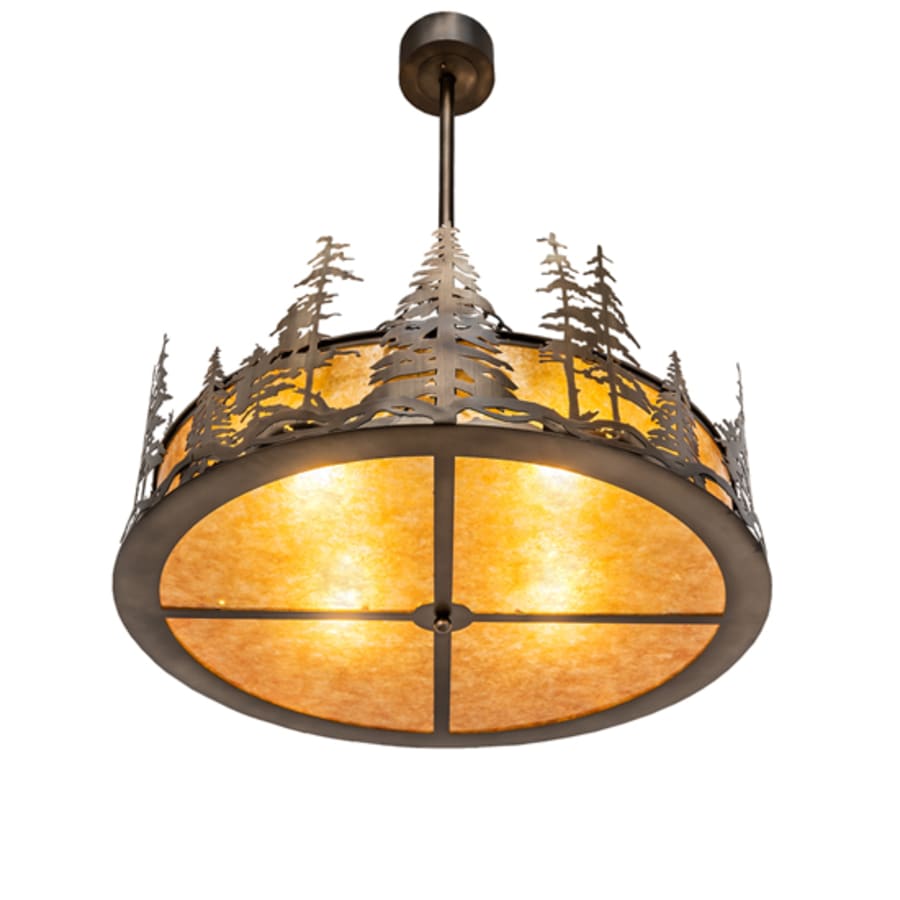 Four-Light 36" Wide Pendant