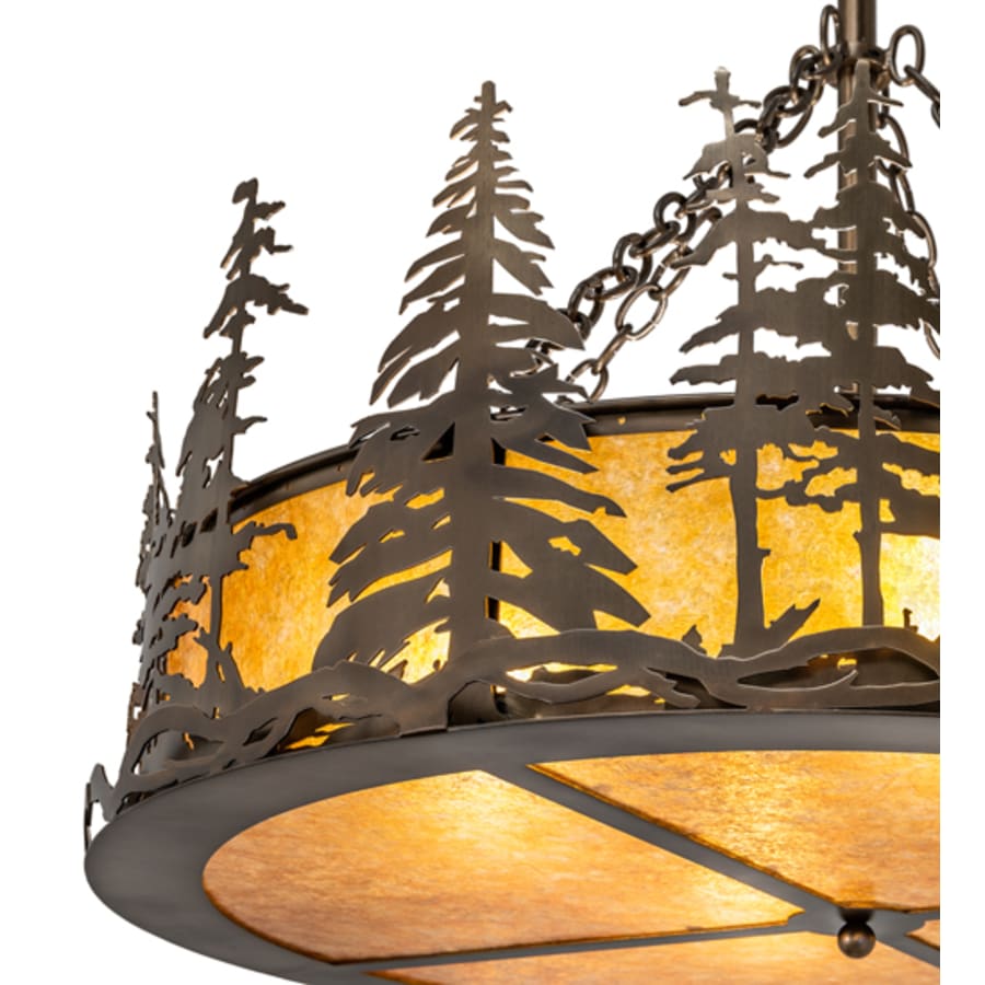 Four-Light 36" Wide Pendant