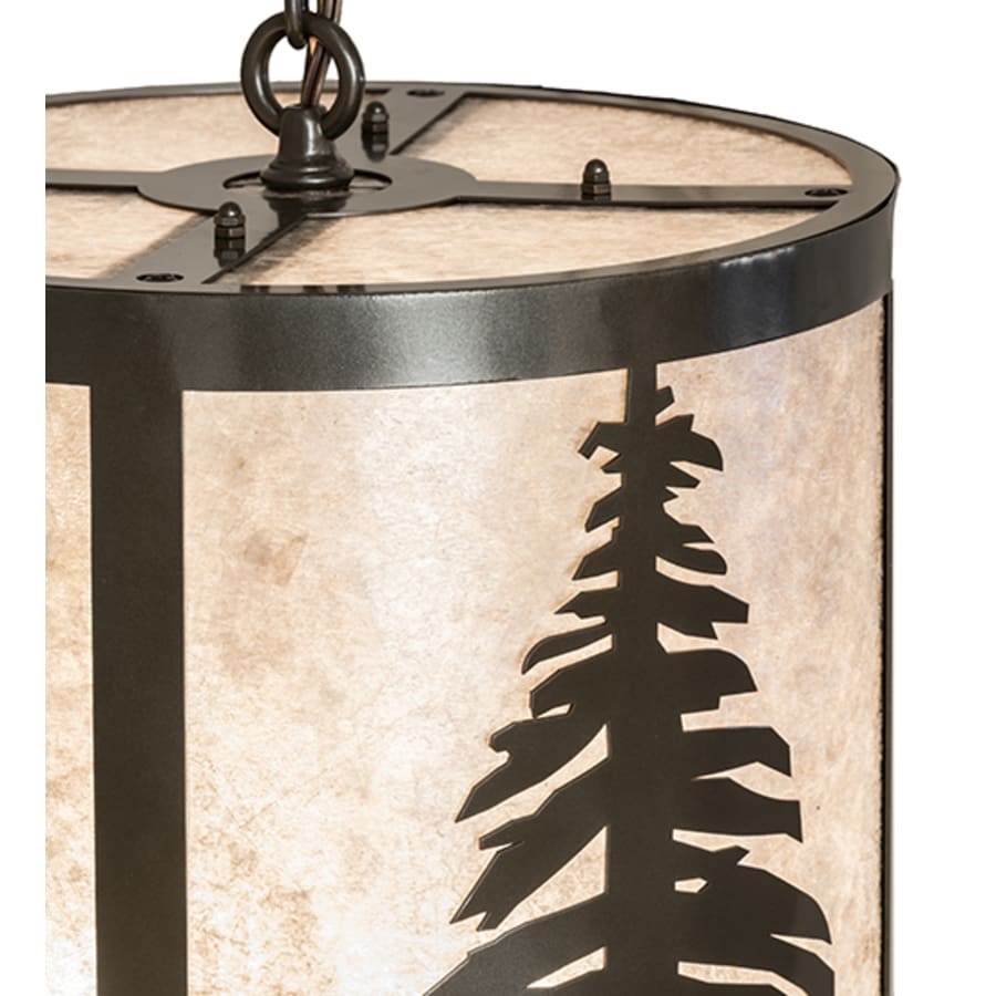 Four-Light 14" Wide Pendant