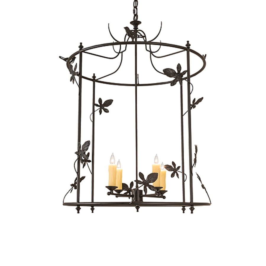 Four-Light 25" Wide Taper Candle Pendant