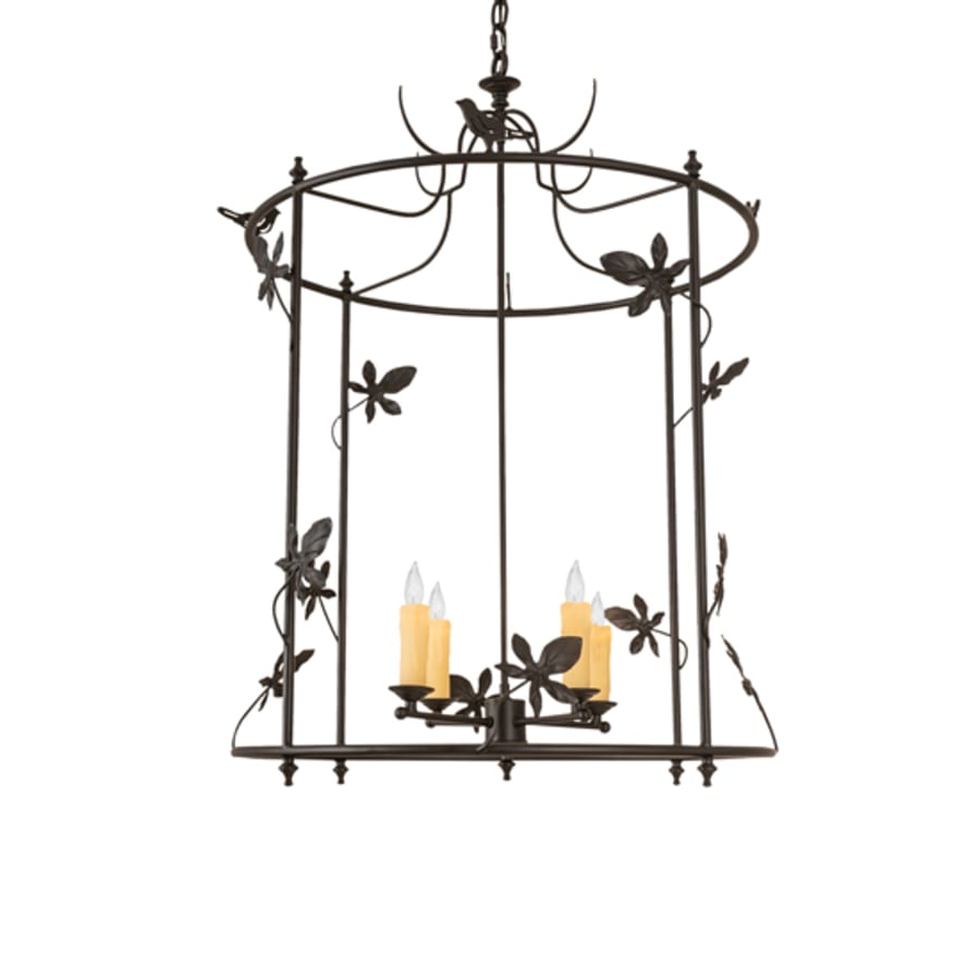 Four-Light 25" Wide Taper Candle Pendant