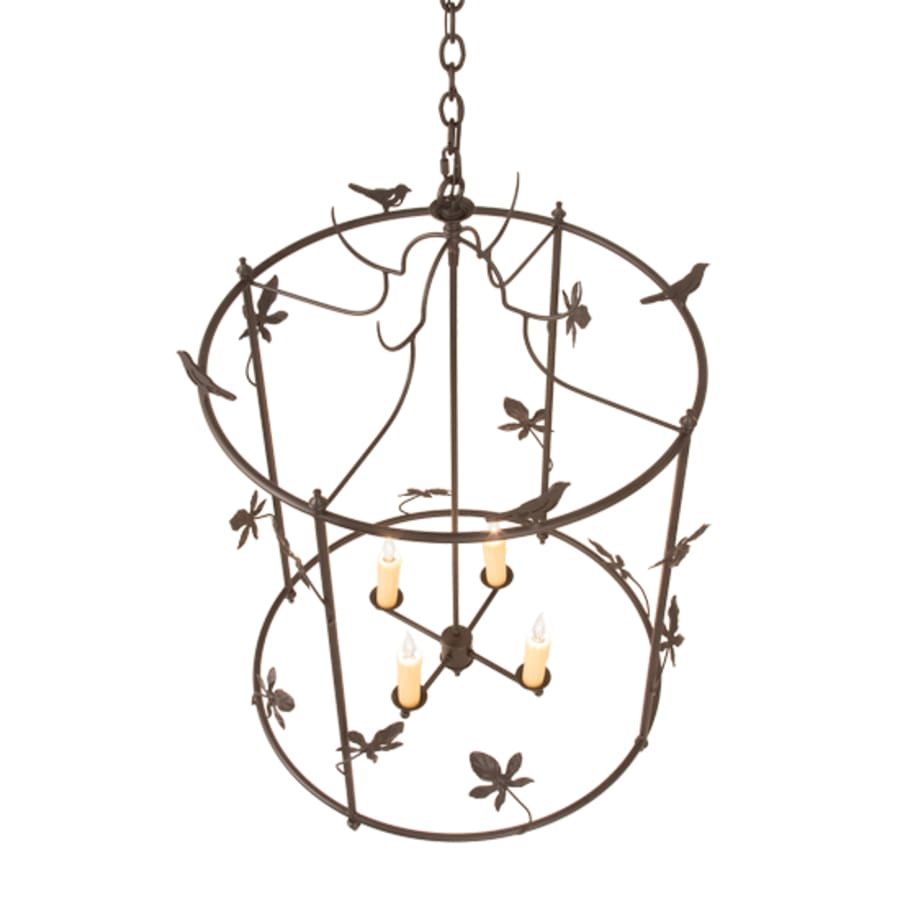 Four-Light 25" Wide Taper Candle Pendant