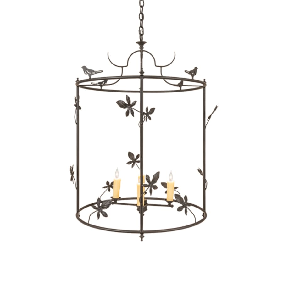 Four-Light 25" Wide Taper Candle Pendant