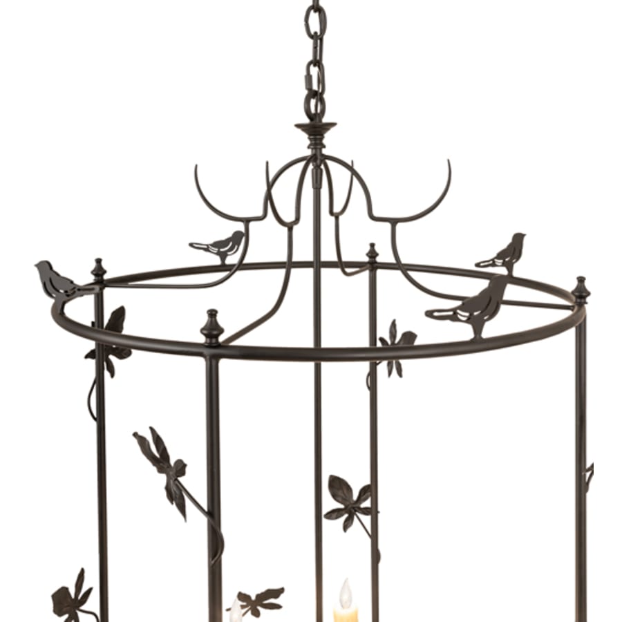 Four-Light 25" Wide Taper Candle Pendant